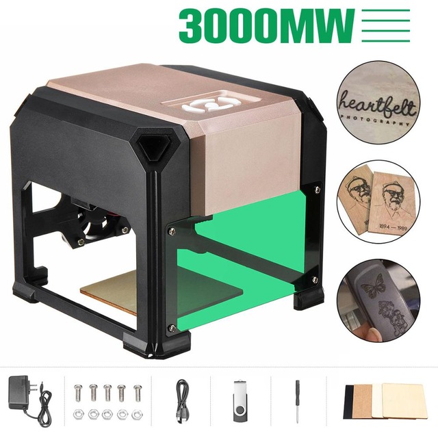Mini USB 3000MW CNC Laser Engr - огляд і ціна Mini Laser Engraver Cnc Router