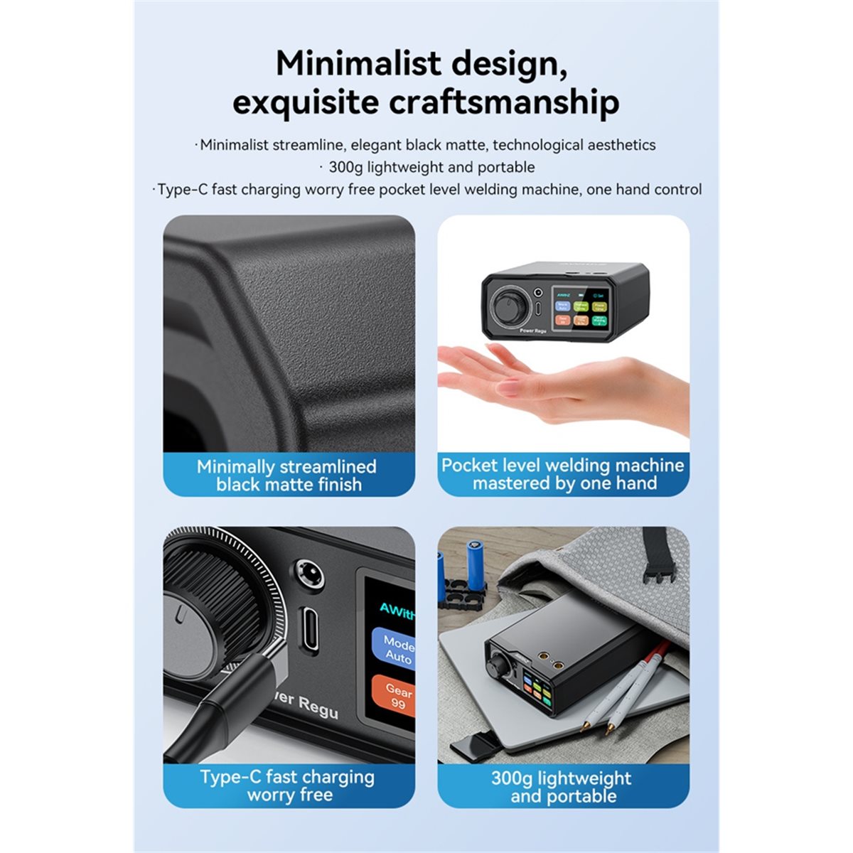INABEZ UK3 Portable Battery Sp - огляд і ціна Spot Welder 18650 Battery Pack