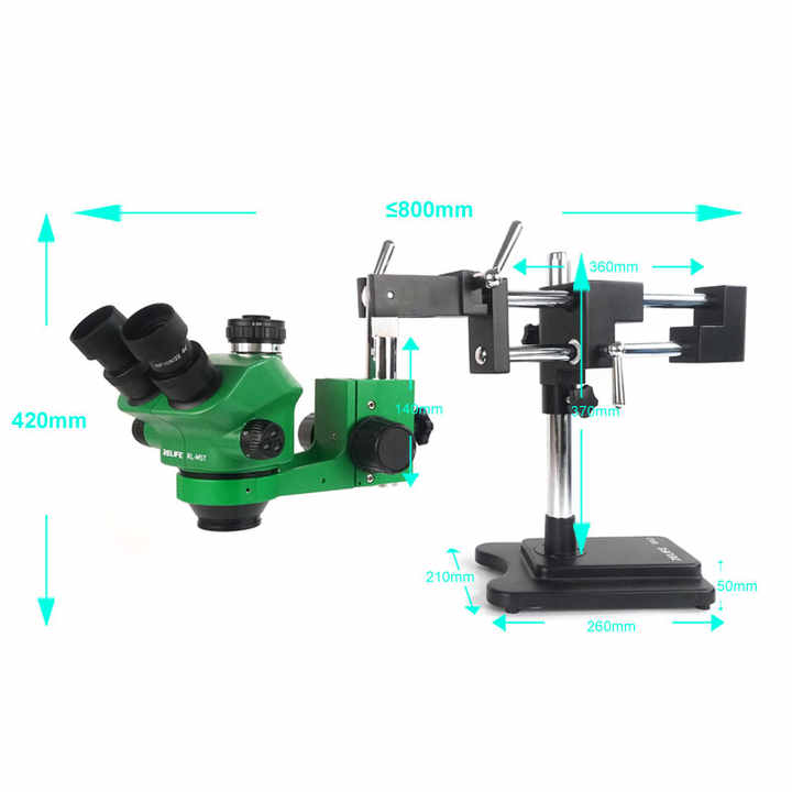 RL-M3-STL2 Trinocular Stereo M - огляд і ціна Stereo Trinocular Microscope Pcb