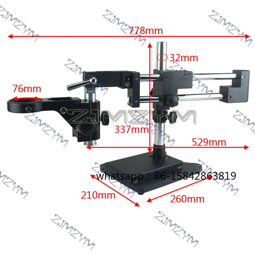 Universal Stand Double Boom Bi - огляд і ціна Stereo Trinocular Microscope Pcb