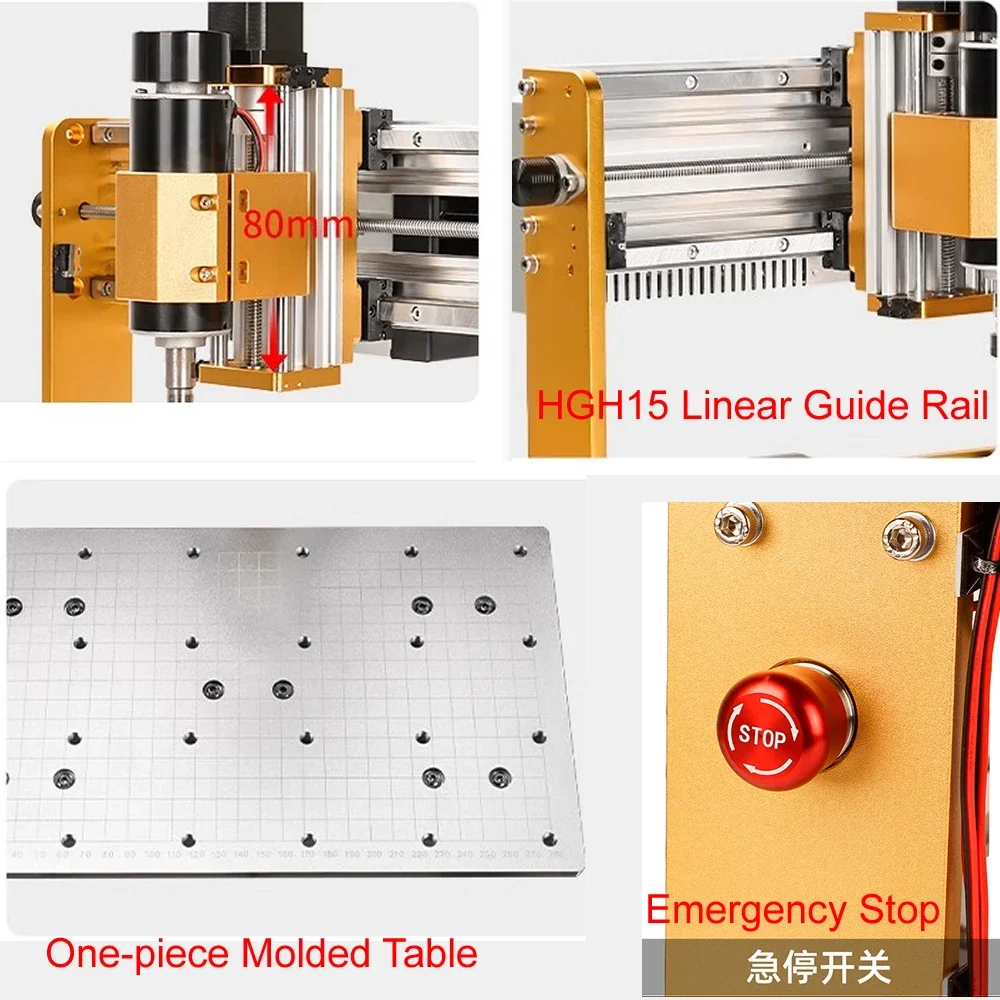 Linear Guide Rail Offline Alum - огляд і ціна Mini Laser Engraver Cnc Router