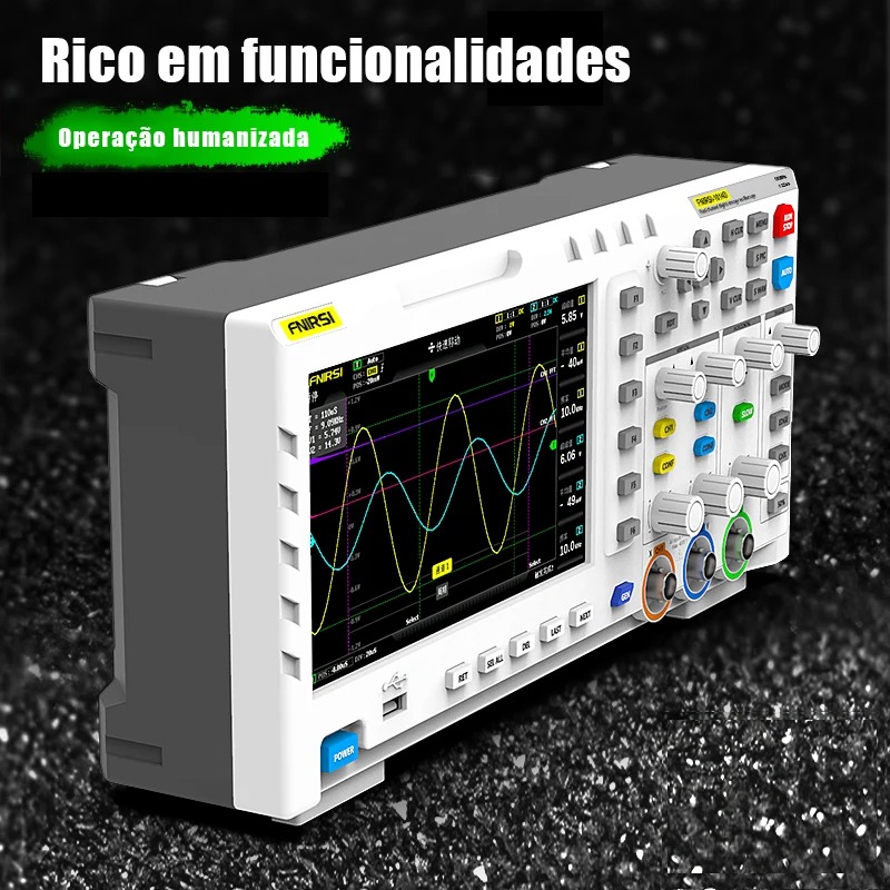 FNIRSI 1014D Digital Oscillosc - огляд і ціна Digital Storage Oscilloscope 100Mhz